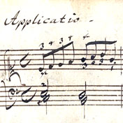 Applicatio with J.S. Bach's own fingerings